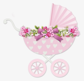 Transparent Baby Stroller Png - Baby Pink Baptism Clipart, Png Download, Transparent PNG