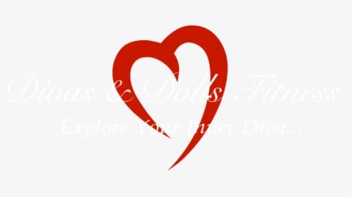 Divalogo-redheart Whiteletters - Heart, HD Png Download, Transparent PNG