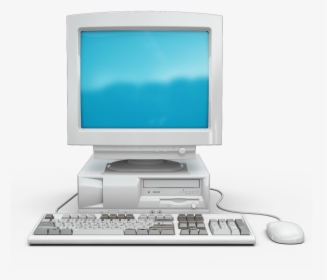 Transparent Old Computer Clipart - Old Desktop Computer Png, Png Download, Transparent PNG