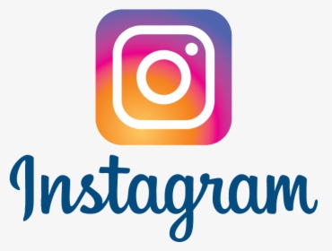 Instagram New Logo Multi Color Vector Blue Text - Instagram Logo Color Vector, HD Png Download, Transparent PNG