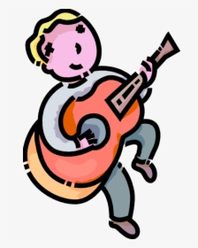 Transparent Boy Playing Guitar Clipart - Menino Tocando Violao Png, Png Download, Transparent PNG