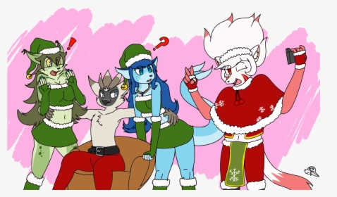 Secret Santa Gift - Cartoon, HD Png Download, Transparent PNG