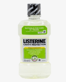 Listerine Mouth Wash Cavity Protection 250 Ml - Listerine, HD Png Download, Transparent PNG