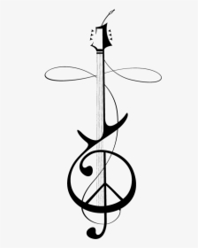 Music Symbol Tattoo Png, Transparent Png, Transparent PNG