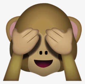 Monkey Emoji See No Evil, HD Png Download, Transparent PNG