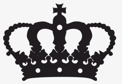 Keep Calm And Carry On Crown Clip Art - Crown Black & White, HD Png Download, Transparent PNG
