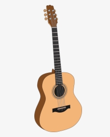 Guitar Clip Art Fretboard Free Clipart Images- - Acoustic Guitar Clip Art, HD Png Download, Transparent PNG