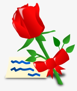 Spanish Clipart Rose - Red Flowers With Animation, HD Png Download, Transparent PNG