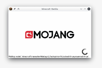 Transparent Loading Animation Png - Mojang, Png Download, Transparent PNG