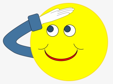 Smiley Emoticon Salute Computer Icons The Finger - Salute Clip Art, HD Png Download, Transparent PNG