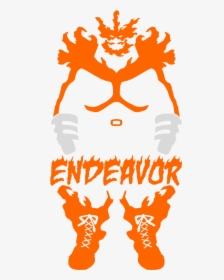 My Hero Academia Minimalistic , Png Download - Endeavor My Hero Academia Art, Transparent Png, Transparent PNG