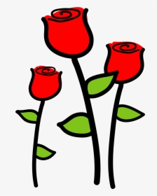 Rose Flowers Clip Arts - Big Rose Flowers Clip Art, HD Png Download, Transparent PNG