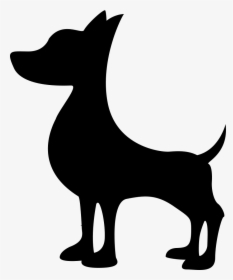 Black Dog Silhouette - Dog Free Png Silhouette, Transparent Png, Transparent PNG