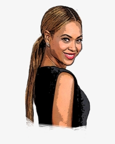 Human Hair Color Hairstyle Hair Coloring Long Hair - Cartoon Beyonce Png, Transparent Png, Transparent PNG