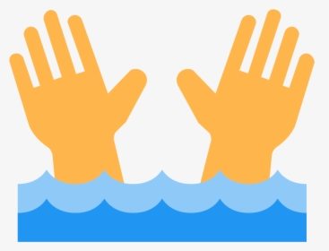 Dangerous Current Icon - Person Drowning Icon Png, Transparent Png, Transparent PNG