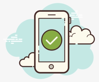 Transparent Smartphone Vector Png - Icon Instagram Cloud Png, Png Download, Transparent PNG