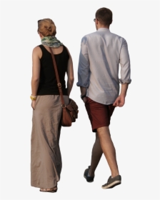 Couple Walking Png - People Walking Png Cutout, Transparent Png, Transparent PNG