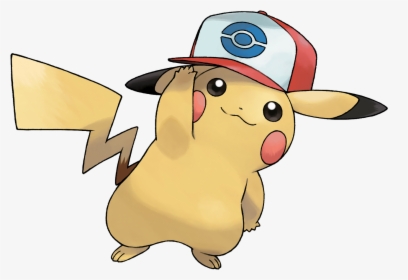 Bulbapedia, The Community-driven Pokémon Encyclopedia - Pikachu With Ash Hat, HD Png Download, Transparent PNG
