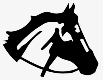 Horse Head Right Side View Silhouette - Cabeça De Cavalo Silhueta, HD Png Download, Transparent PNG