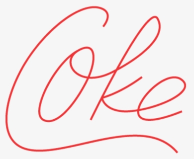 Minimalistic Logos Of Famous Brands Coke - Coke, HD Png Download, Transparent PNG
