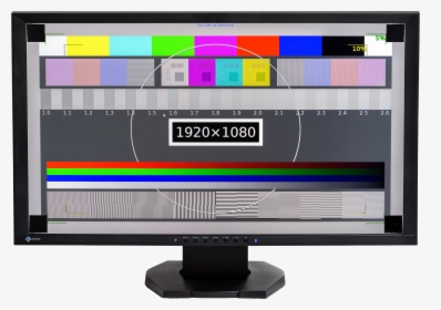 Eizo Foris Fg2421 Vga Computer Monitor Displaying Test, HD Png Download, Transparent PNG
