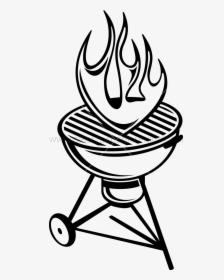 Barbecue Drawing At Getdrawings - Grill Black And White Png, Transparent Png, Transparent PNG
