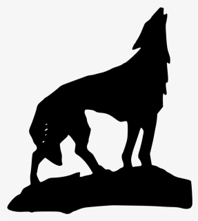 Wolf Clip Art At - Howling Wolf Silhouette Png, Transparent Png, Transparent PNG