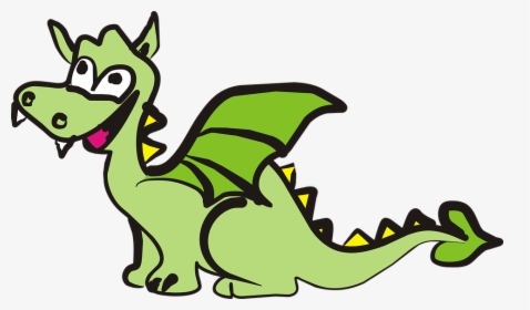 Dragon, Wawel, Cheerful, Animal, Legend, A Fairy Tale - Cartoon, HD Png Download, Transparent PNG