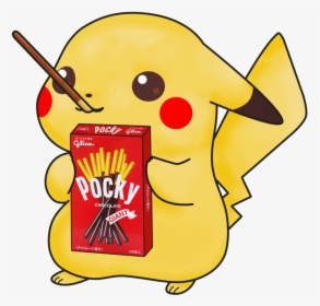 Werewolf S Canon Battle - Pikachu With Pocky, HD Png Download, Transparent PNG