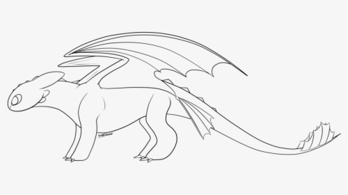 Drawing Comparisons Ghost - Draw Night Fury Dragon, HD Png Download, Transparent PNG
