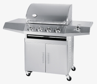 Grill Bbq Silver - Stainless Steel Grill Png, Transparent Png, Transparent PNG