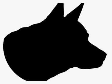 Dog Head Silhouette - Dog, HD Png Download, Transparent PNG