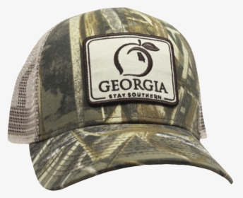Georgia Patch Trucker Hat - Baseball Cap, HD Png Download, Transparent PNG