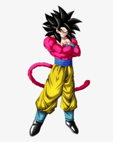 #dokkanbattle [awakening Of Miracles] Super Saiyan - Goku Super Saiyan 4 Png, Transparent Png, Transparent PNG