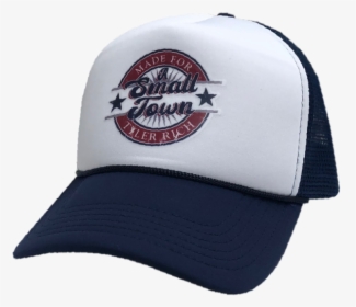 Tyler Rich White And Navy Trucker Hat - Baseball Cap, HD Png Download, Transparent PNG