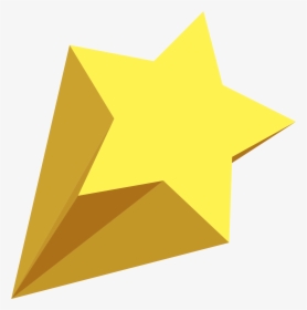 Yellow Star - Falling Star Transparent Background, HD Png Download, Transparent PNG