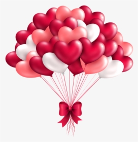 Beautiful Balloons Png Image - Heart Balloons Clipart, Transparent Png, Transparent PNG