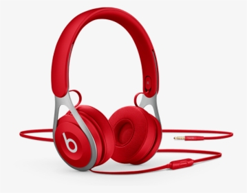 Red Headphone Png Image Background - Beats By Dre Ep Red, Transparent Png, Transparent PNG