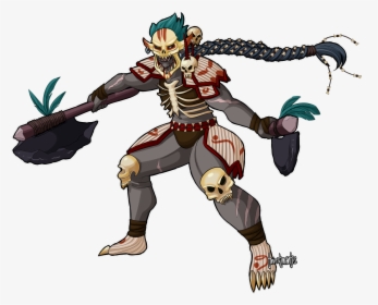 My Laughing Skull Warrior, Shok The Gasher They Take - Laughing Skull Fan Art, HD Png Download, Transparent PNG