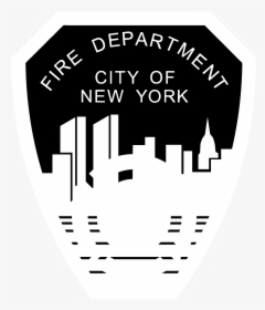 Fire Department City Of New York Logo Black And White - New York City Fire Department, HD Png Download, Transparent PNG