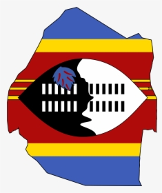 Swaziland Flag Map, HD Png Download, Transparent PNG