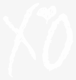 Xo Logo Transparent White - Xo The Weeknd Painting, HD Png Download, Transparent PNG