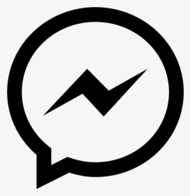 Facebook Messenger Icon - Dark Mode Messenger Logo, HD Png Download, Transparent PNG