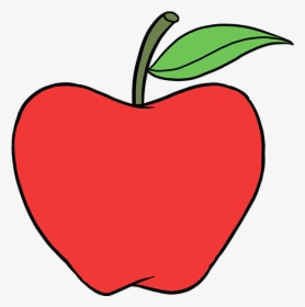 How To Draw Apple - Draw Apple With Color, HD Png Download, Transparent PNG