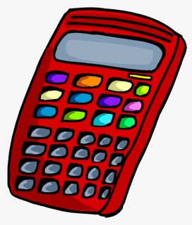 Science Clipart Red - Calculator Clipart Png, Transparent Png, Transparent PNG