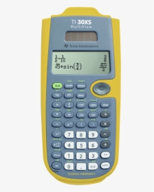 Ti 30xsmv Multiview Scientific Calculator Texas Instruments - Texas Instruments Calculator Yellow, HD Png Download, Transparent PNG