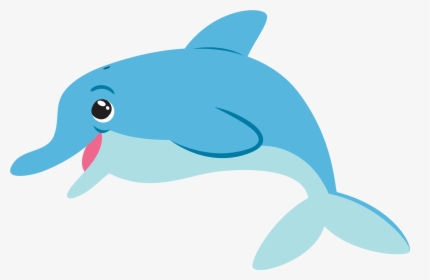 Dolphin Cartoon Png - Dolphin Cartoon Transparent Background, Png Download, Transparent PNG