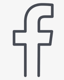 Transparent Christian Cross Designs Clip Art - Png Facebook Logo Outline White, Png Download, Transparent PNG