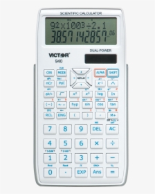Product Image 44854   							title Victor® 940 Scientific - Advanced Calculator, HD Png Download, Transparent PNG
