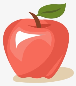 Clip Art Cartoon Transprent Png - Apple Fruit Drawing, Transparent Png, Transparent PNG